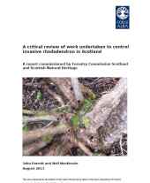 A Critical Review of Work Undertaken to Control Invasive Rhododendron in Scotland